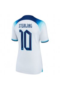Engeland Raheem Sterling #10 Voetbaltruitje Thuis tenue Dames WK 2022 Korte Mouw